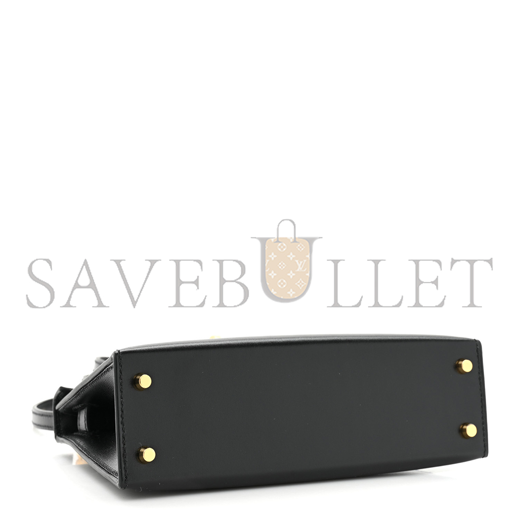 HERMÈS BOX MINI KELLY II SELLIER BLACK (19*12*5.5cm)
